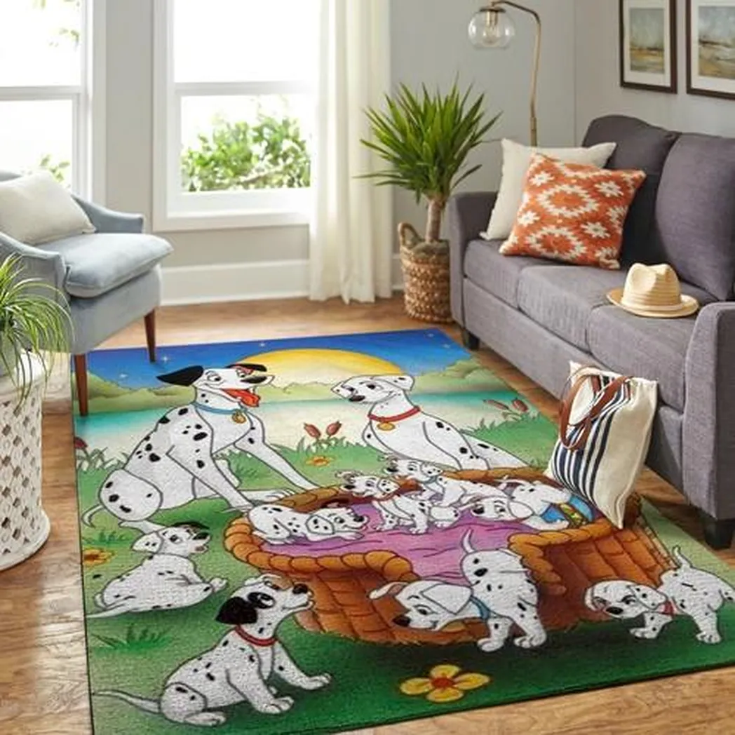 101 Dalmatians Movie Living Room Area No5564 Rug Living Room Area Rug