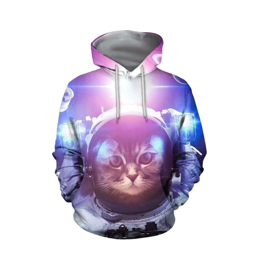 3d Astrocat Men Hoodie BT03