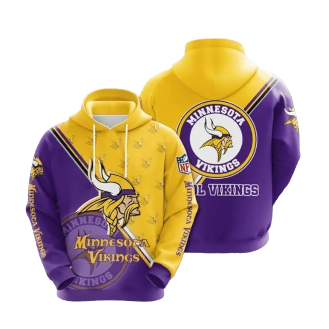 Amazon Sports Team Minnesota Vikings Nfl No617 Hoodie