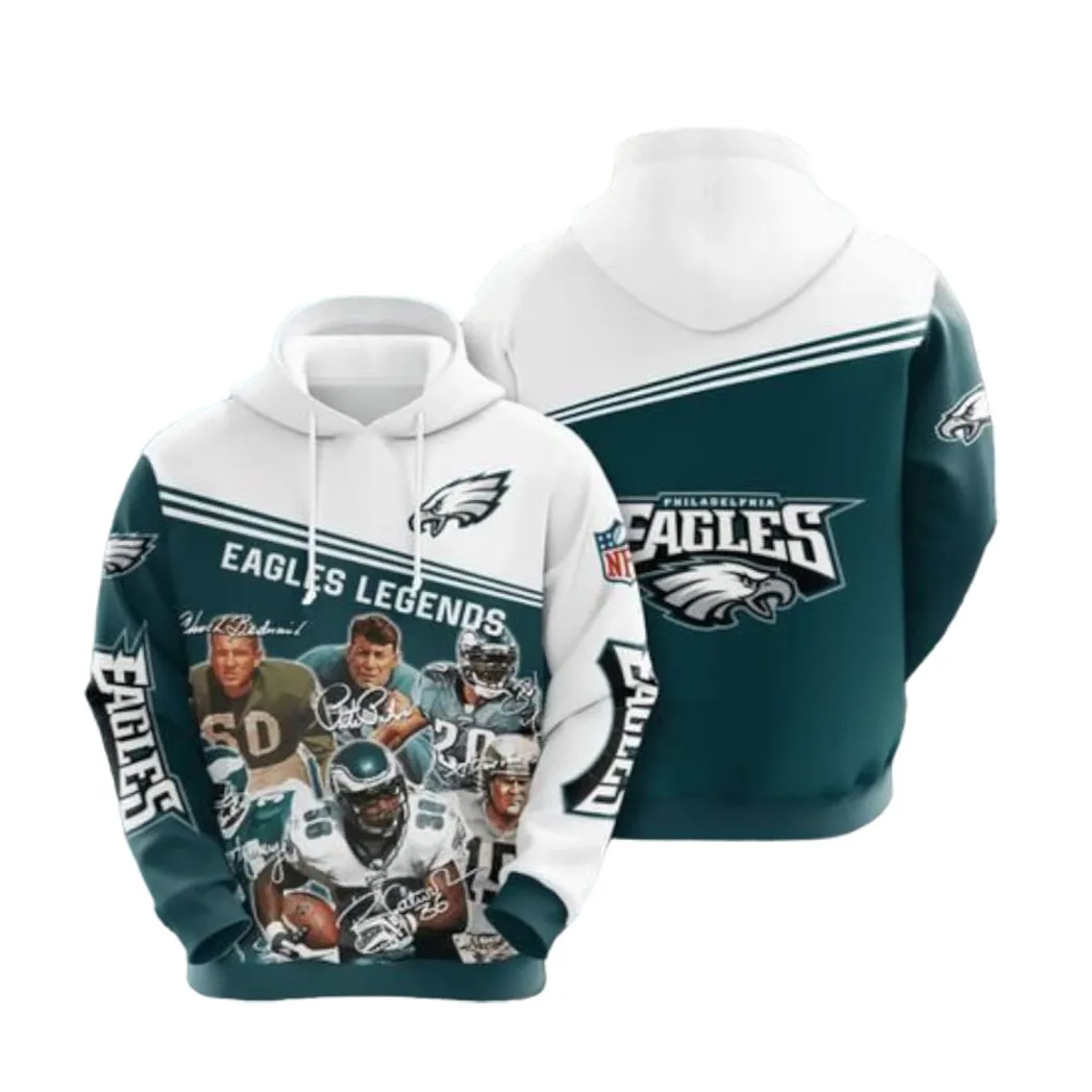 Amazon Sports Team Nfl Philadelphia Eagles No621 Hoodie Size S to 5XL