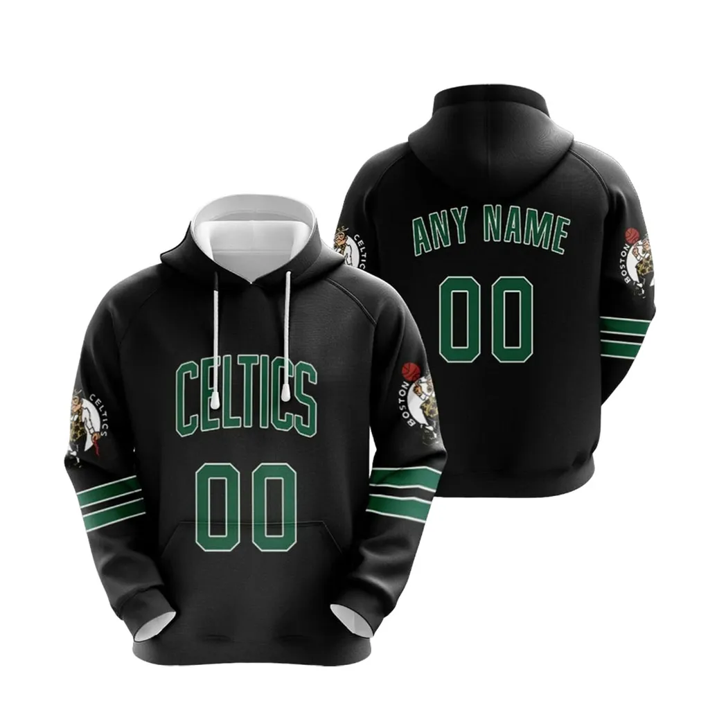 Boston Celtics Nba Statement Edition Black 2019 Jersey Custom Gift For Celtics Fans Hoodie