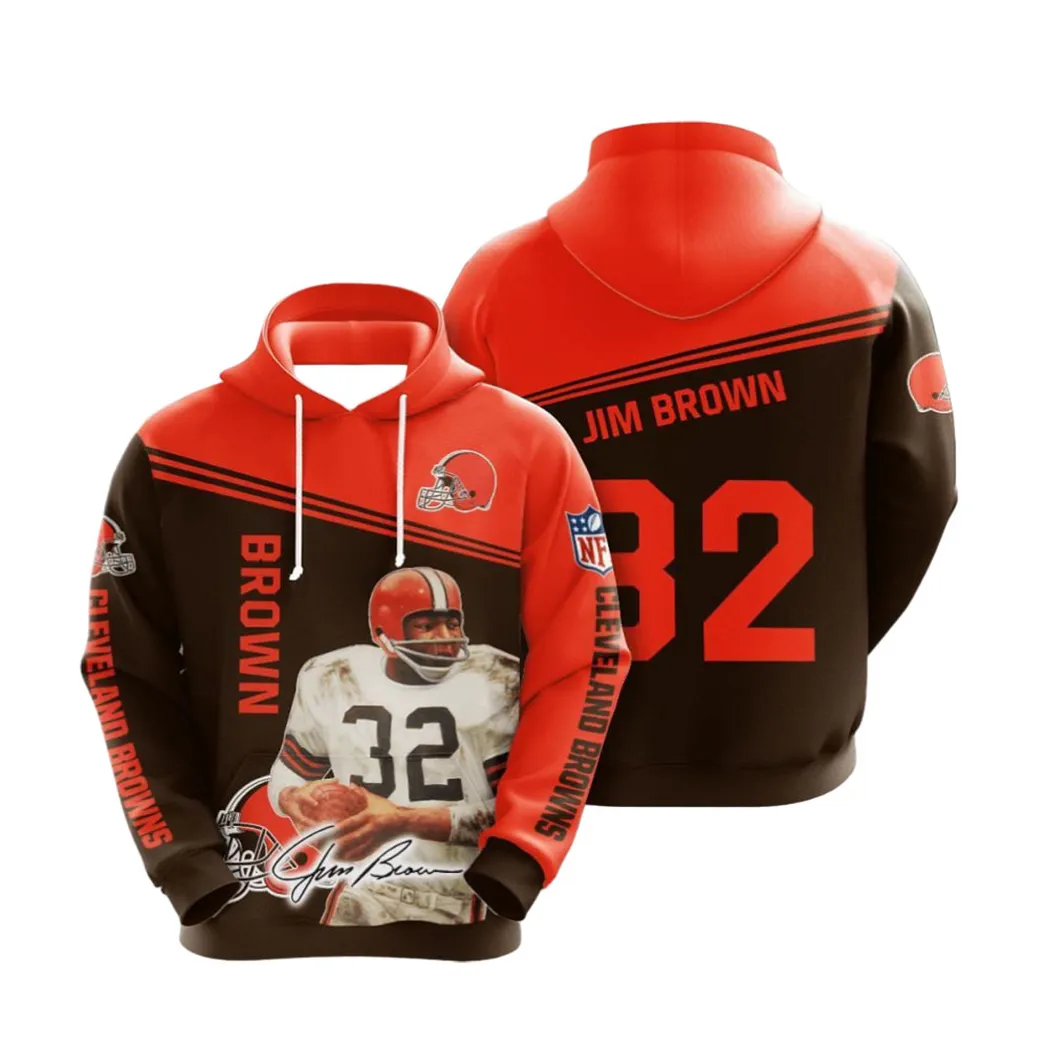 Cleveland Browns No444 Custom Hoodie