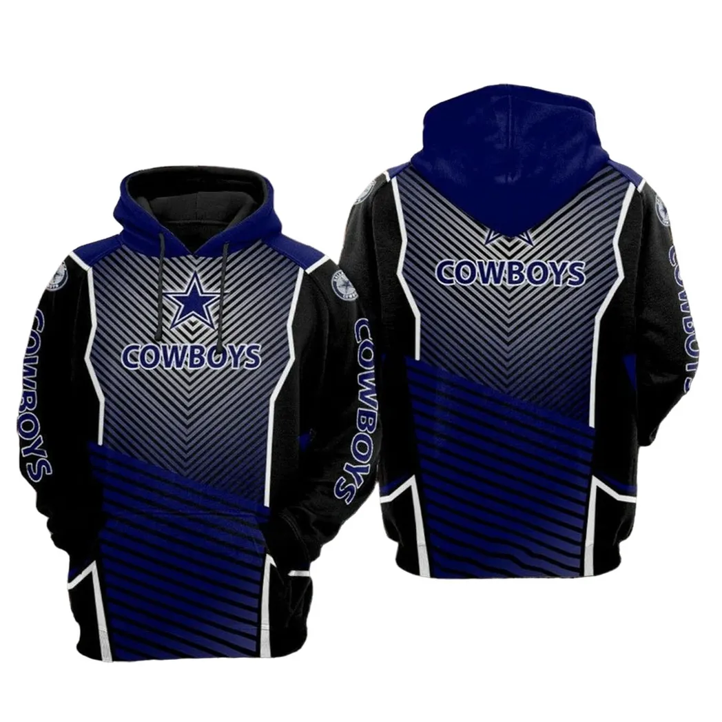 Dallas Cowboys Ncaa Football Line Hoodie For Men For Women Dallas Cowboysed