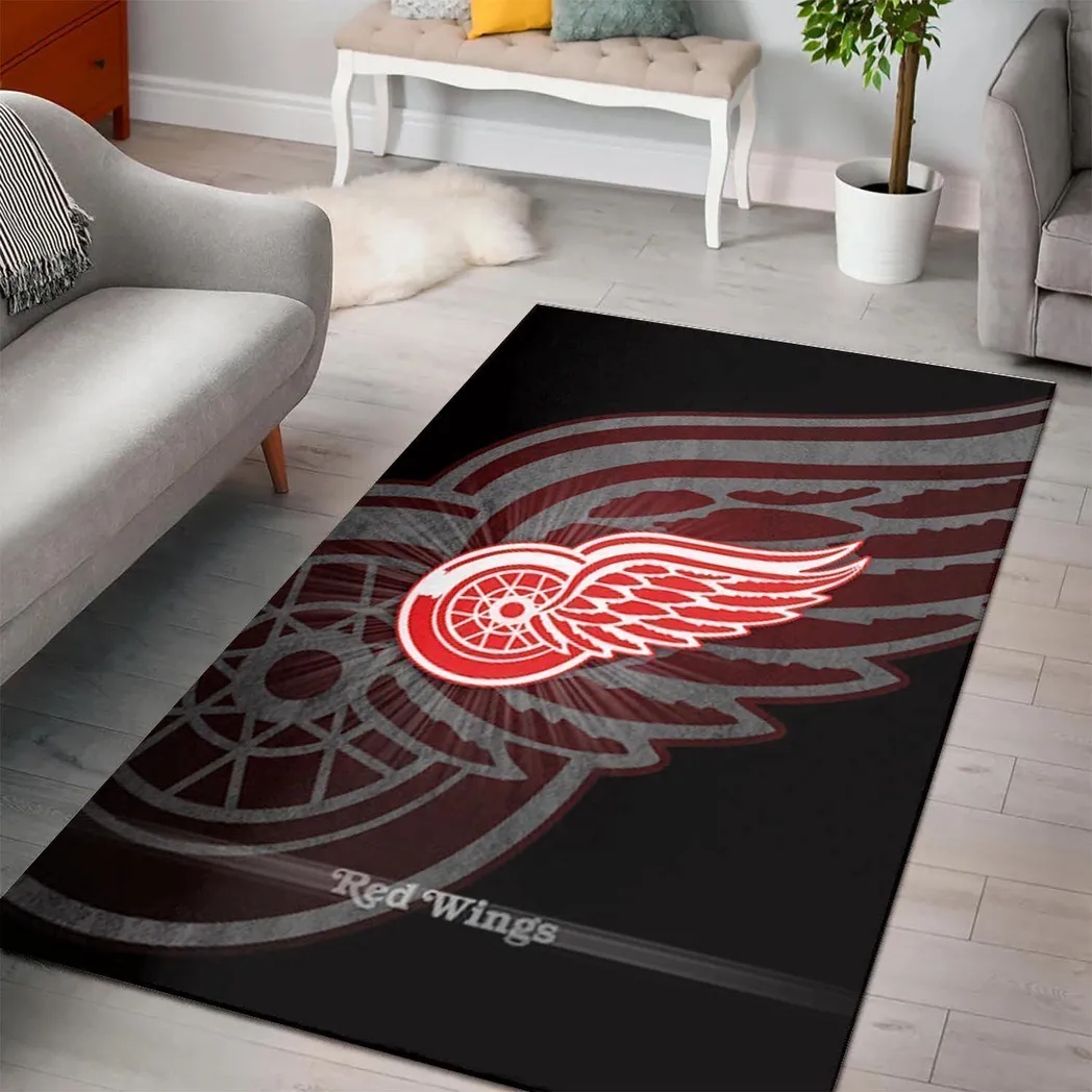 Detroit Red Wings Rug Nhl Hockey Living Room Carpet 20022111 Regtangle Carpet