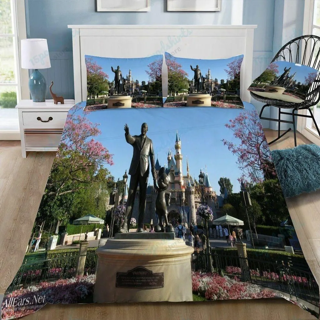 Disney Castle 450 Beautiful Decor For Disney Fan Bedding Set Duvet Cover Meaningful Gift For Love