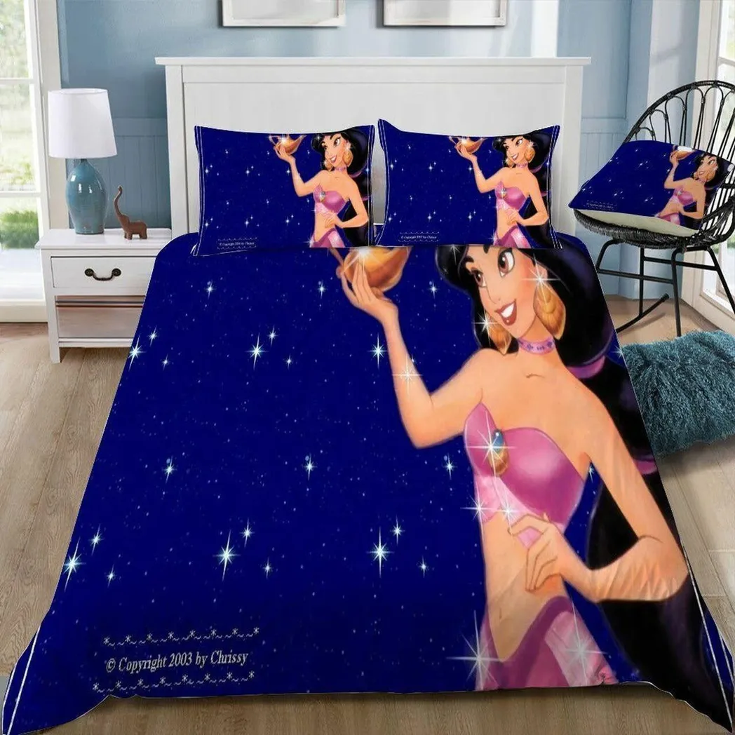 Disney Jasmine 11 Beautiful Decor For Disney Fan Bedding Set Duvet Cover Meaningful Gift For Love