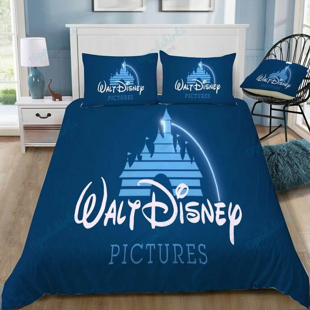 Disney Logo 29 Beautiful Decor For Disney Fan Bedding Set Duvet Cover Meaningful Gift For Love