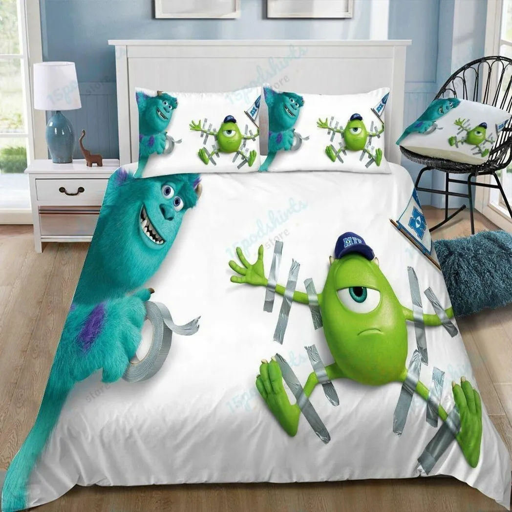 Disney Monsters University 8 Beautiful Decor For Disney Fan Bedding Set Duvet Cover Meaningful Gift For Love