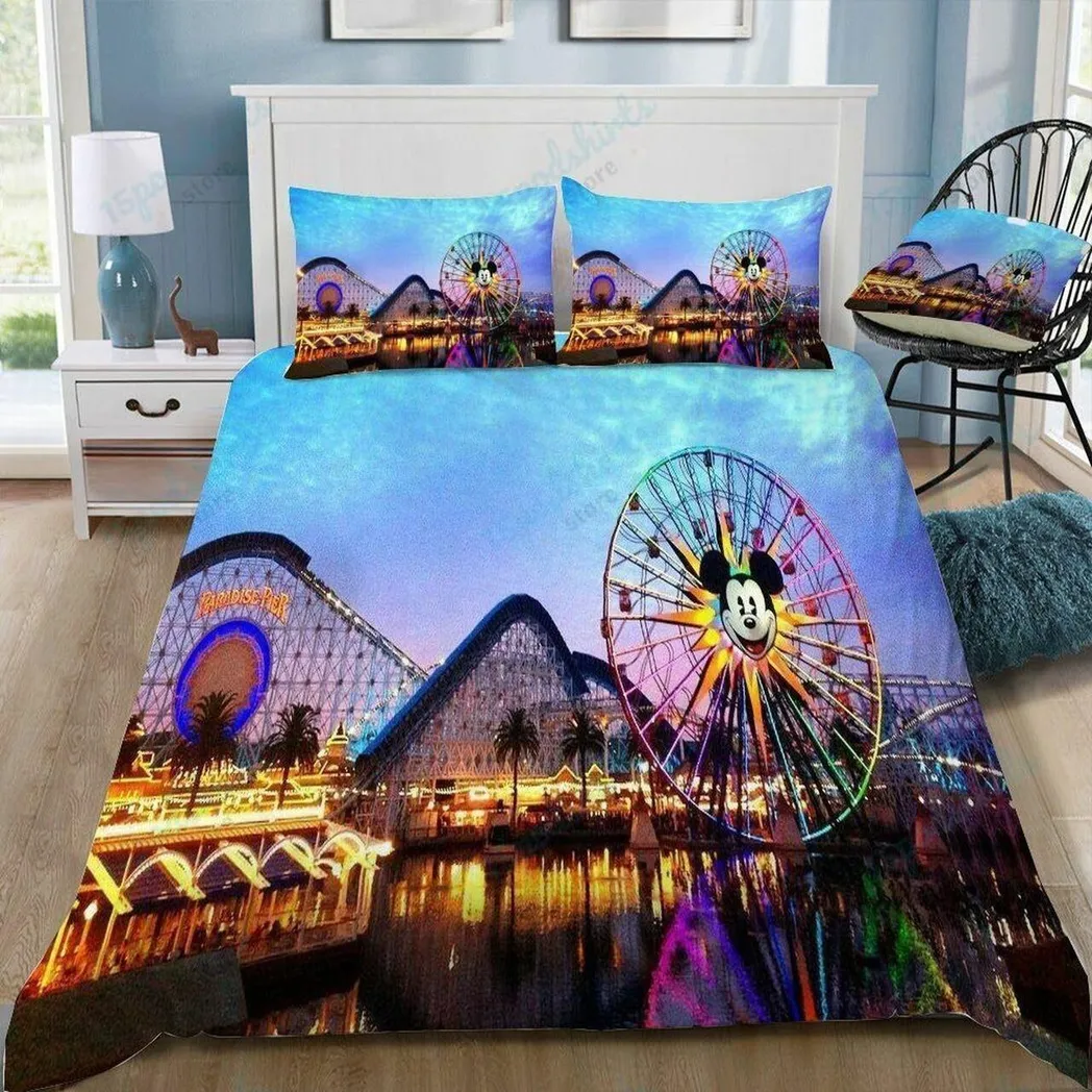 Disney Parks 71 Beautiful Decor For Disney Fan Bedding Set Duvet Cover Meaningful Gift For Love