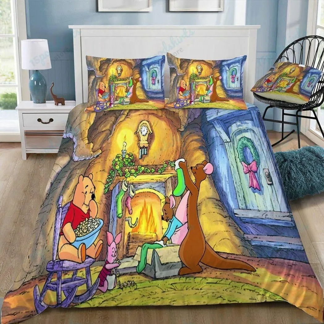 Disney Winnie The Pooh 19 Beautiful Decor For Disney Fan Bedding Set Duvet Cover Meaningful Gift For Love