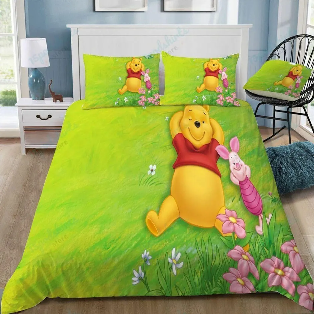 Disney Winnie The Pooh 39 Beautiful Decor For Disney Fan Bedding Set Duvet Cover Meaningful Gift For Love