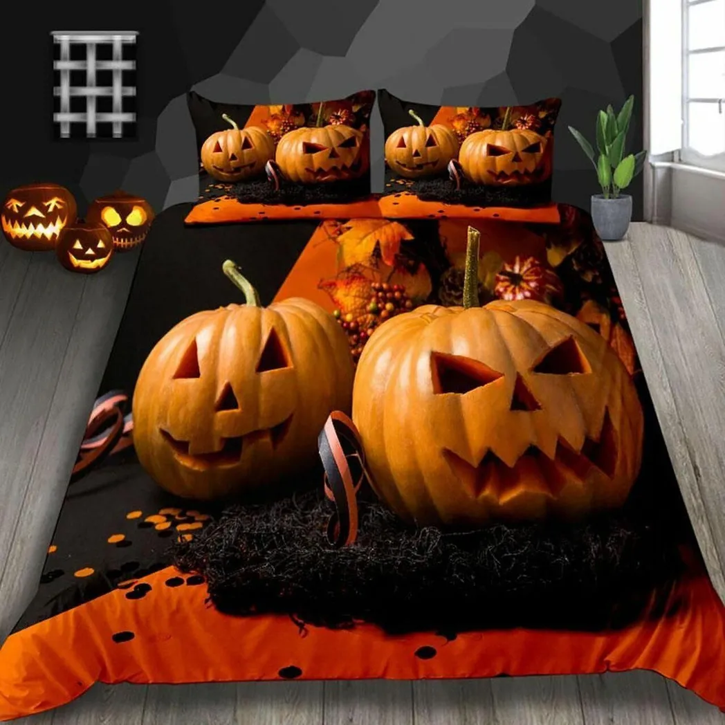 Halloween Cd Inkpbu Stunning Room Decoration Bedding Set Duvet Cover Gift For Halloween Season