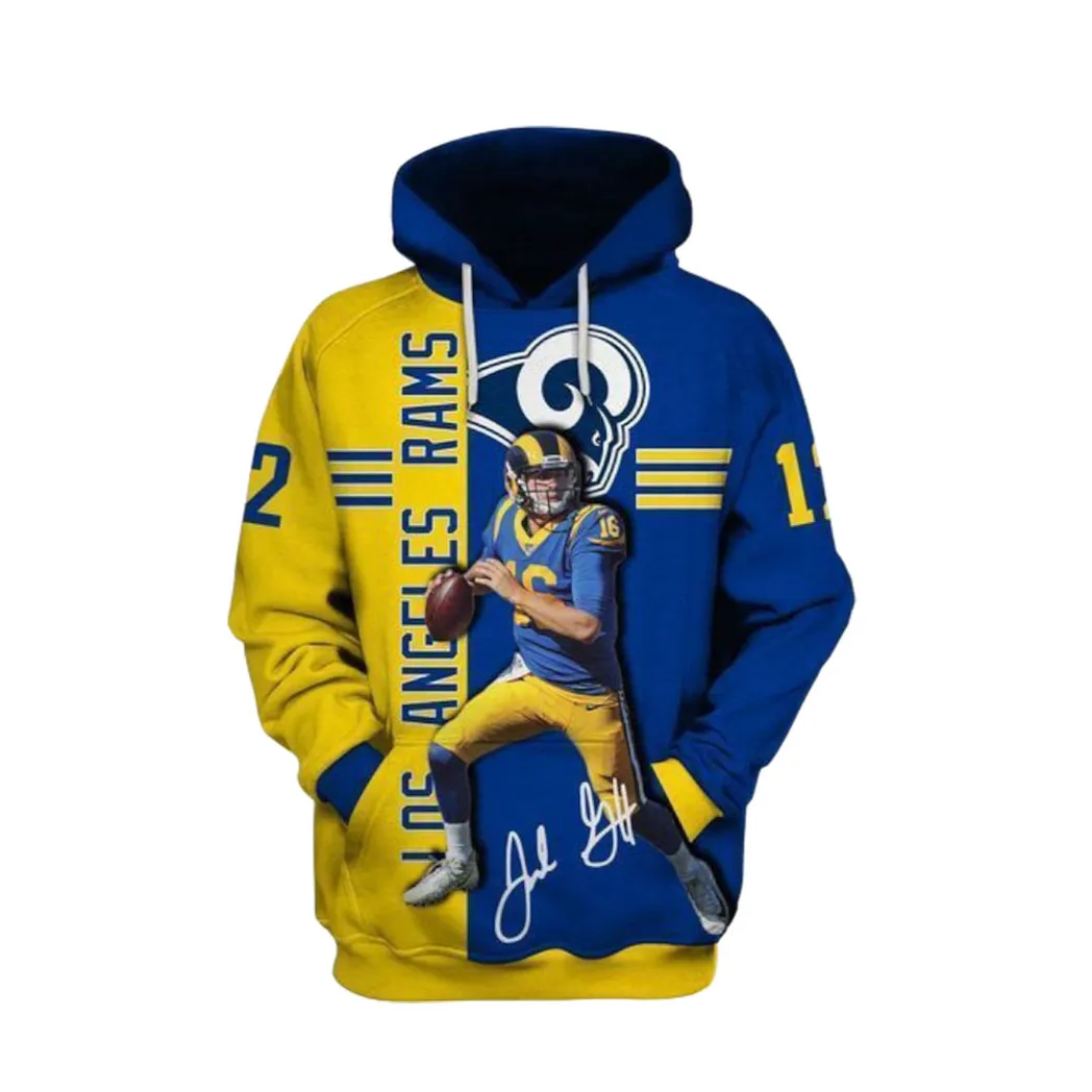 Los Angeles Rams Ncaa Football Hoodie Sweatshirt For Fans Men Women Los Angeles Ramsed Hoodie Los Angeles Rams Full Printing Shirt