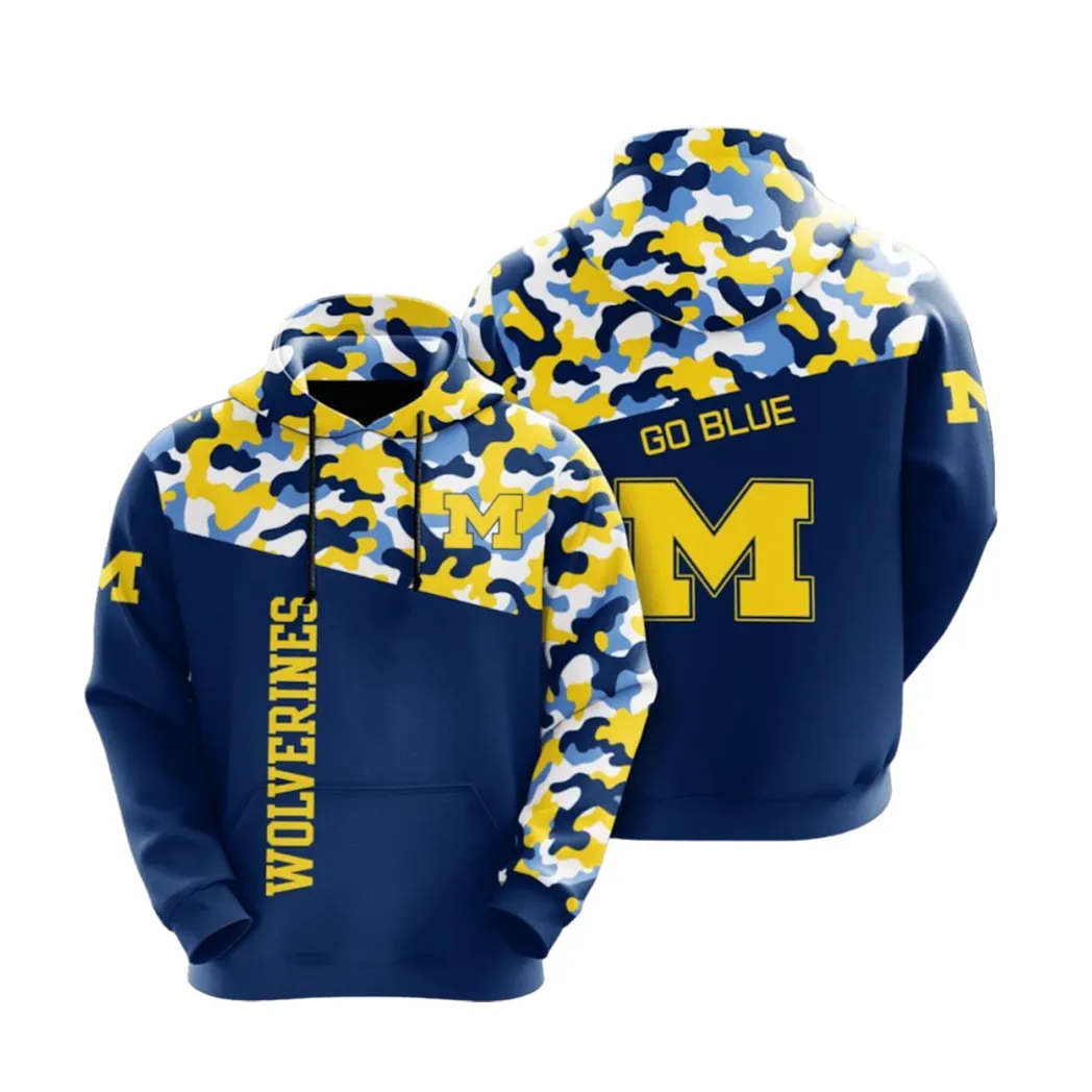 Michigan Wolverines No1167 Custom Hoodie