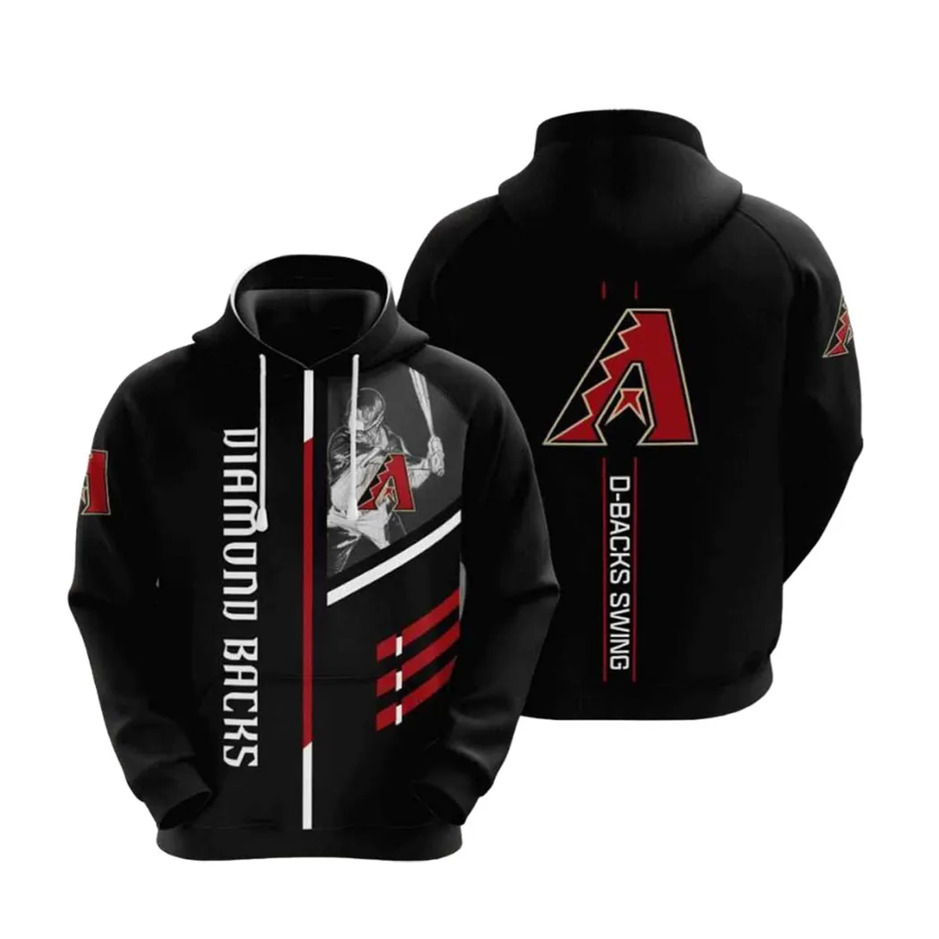 Mlb Arizona Diamondbacks Hoodies Printed Zip Hoodies Sweatshirt Jacket  2021