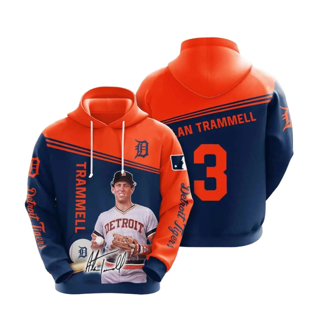 Mlb Detroit Tigers Hoodies Printed Zip Hoodies Sweatshirt Jacket  2021