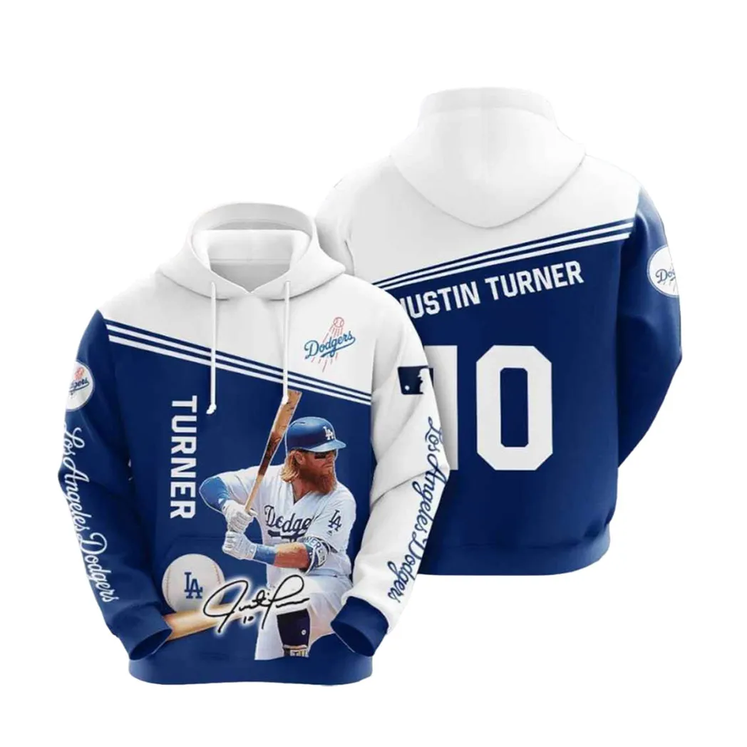 Mlb Los Angeles Dodgers Hoodies Printed Zip Hoodies Sweatshirt Jacket  2021