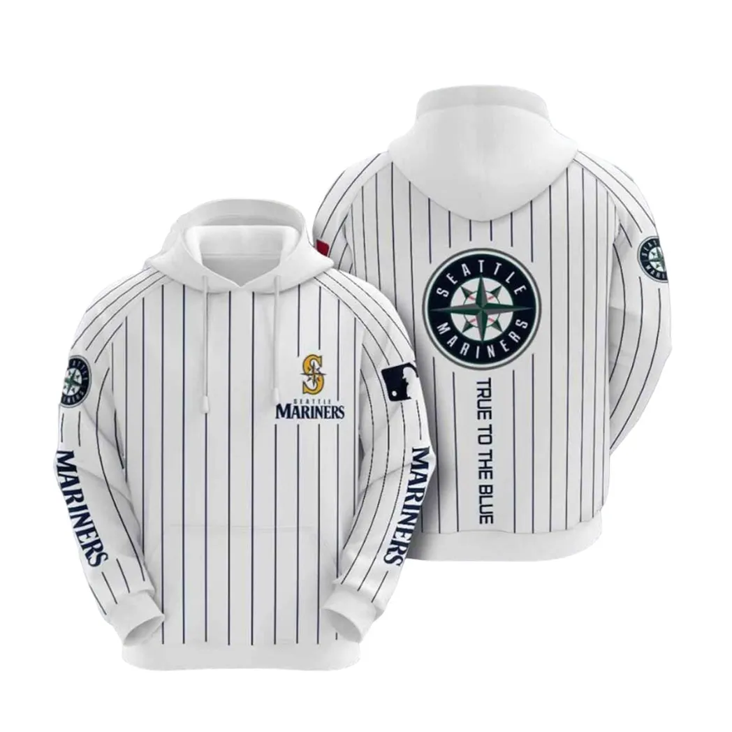 Mlb Seattle Mariners Hoodies Printed Zip Hoodies Sweatshirt Jacket 2021