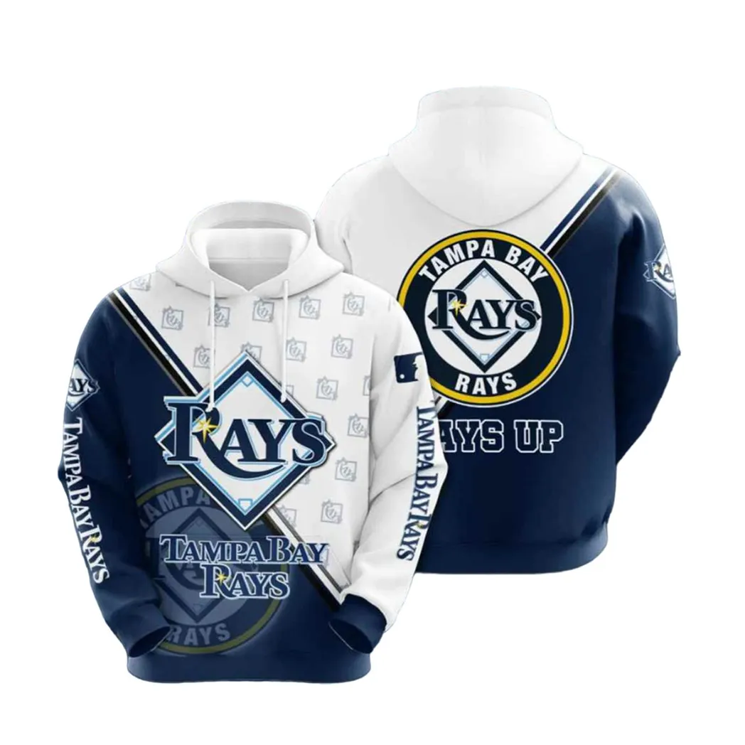 Mlb Tampa Bay Rays Hoodies Printed Zip Hoodies Sweatshirt Jacket 2021