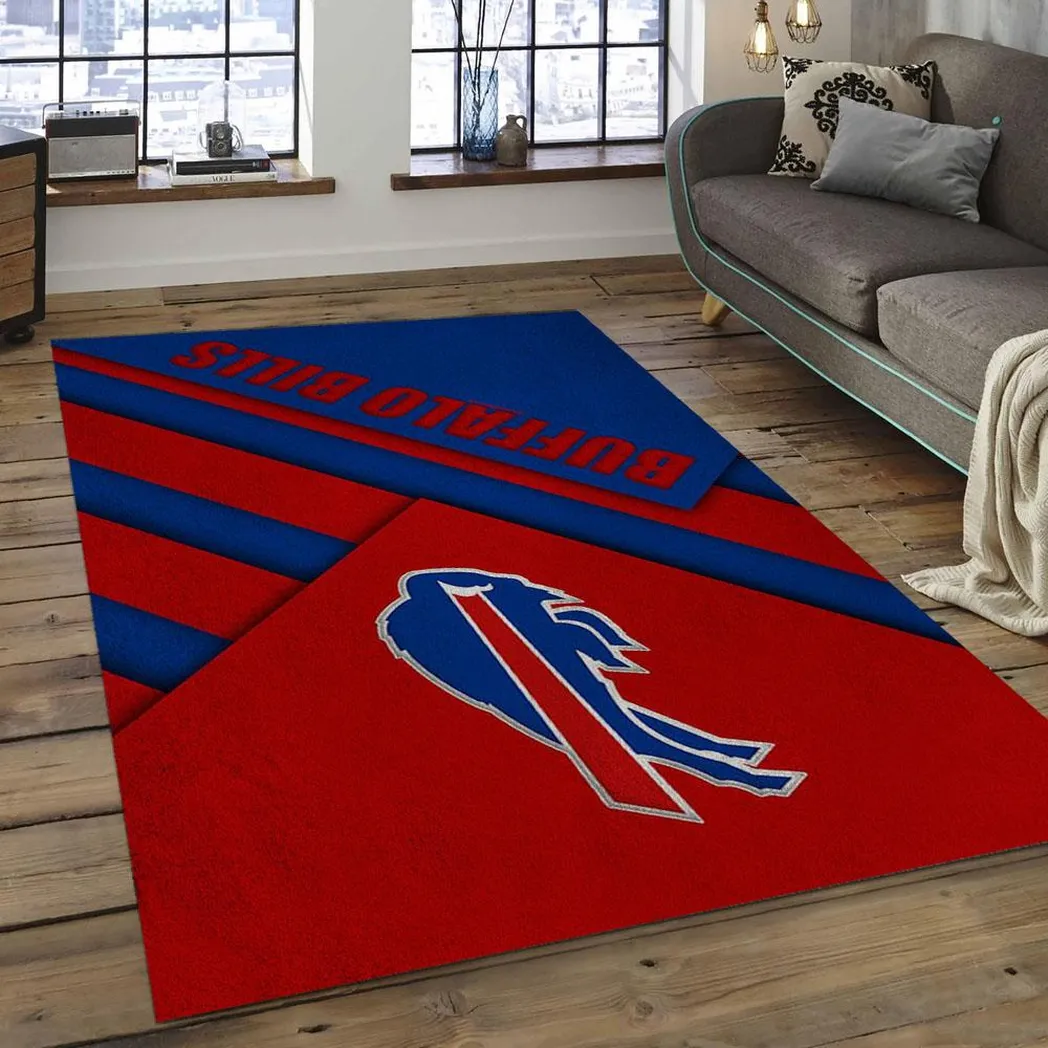 NFL Buffalo Bills Everlasting Football Team Logo Rectangle Area Rug BB15