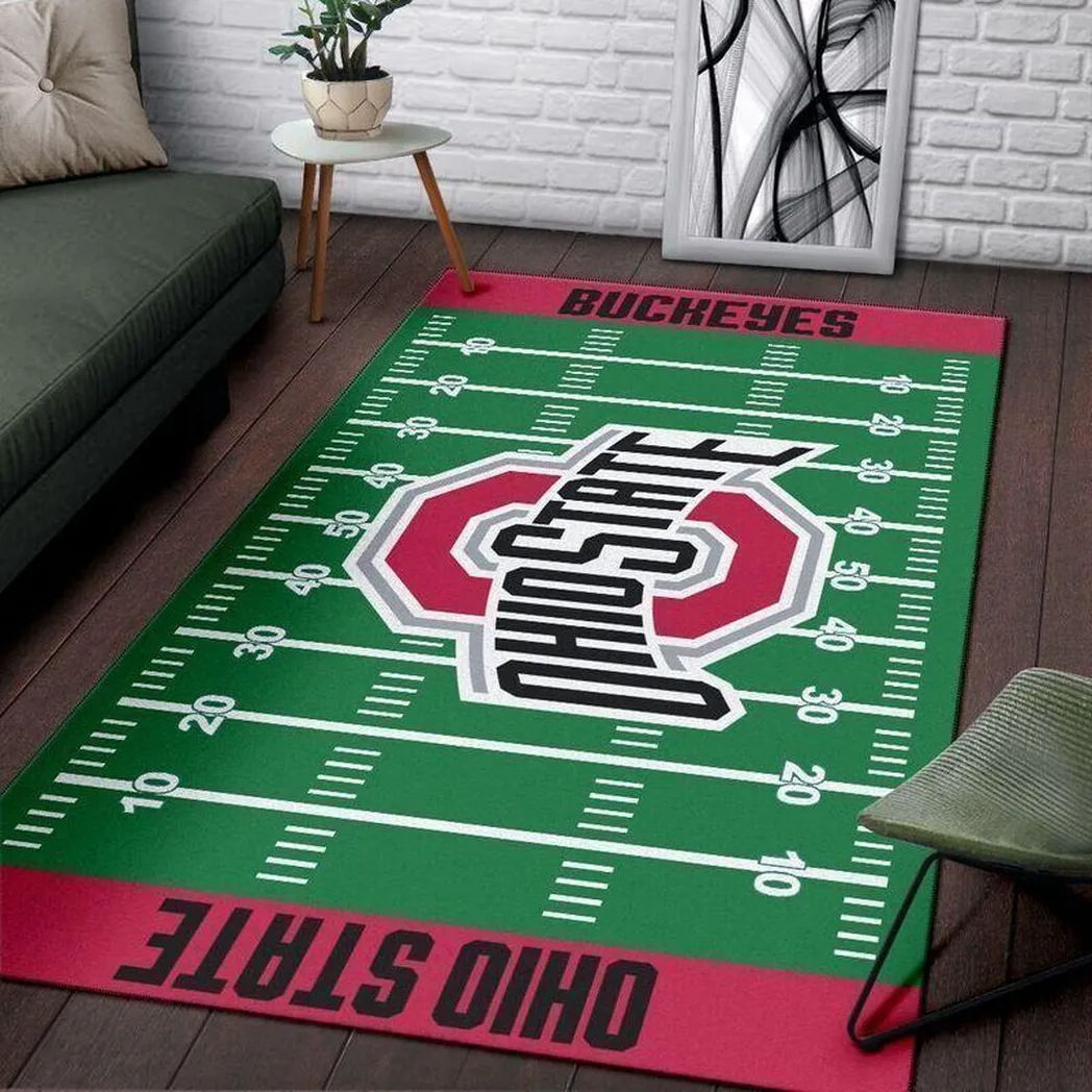 Ohio State Buckeyes Home Field Carpet Living Room Rugs Rug Regtangle Carpet