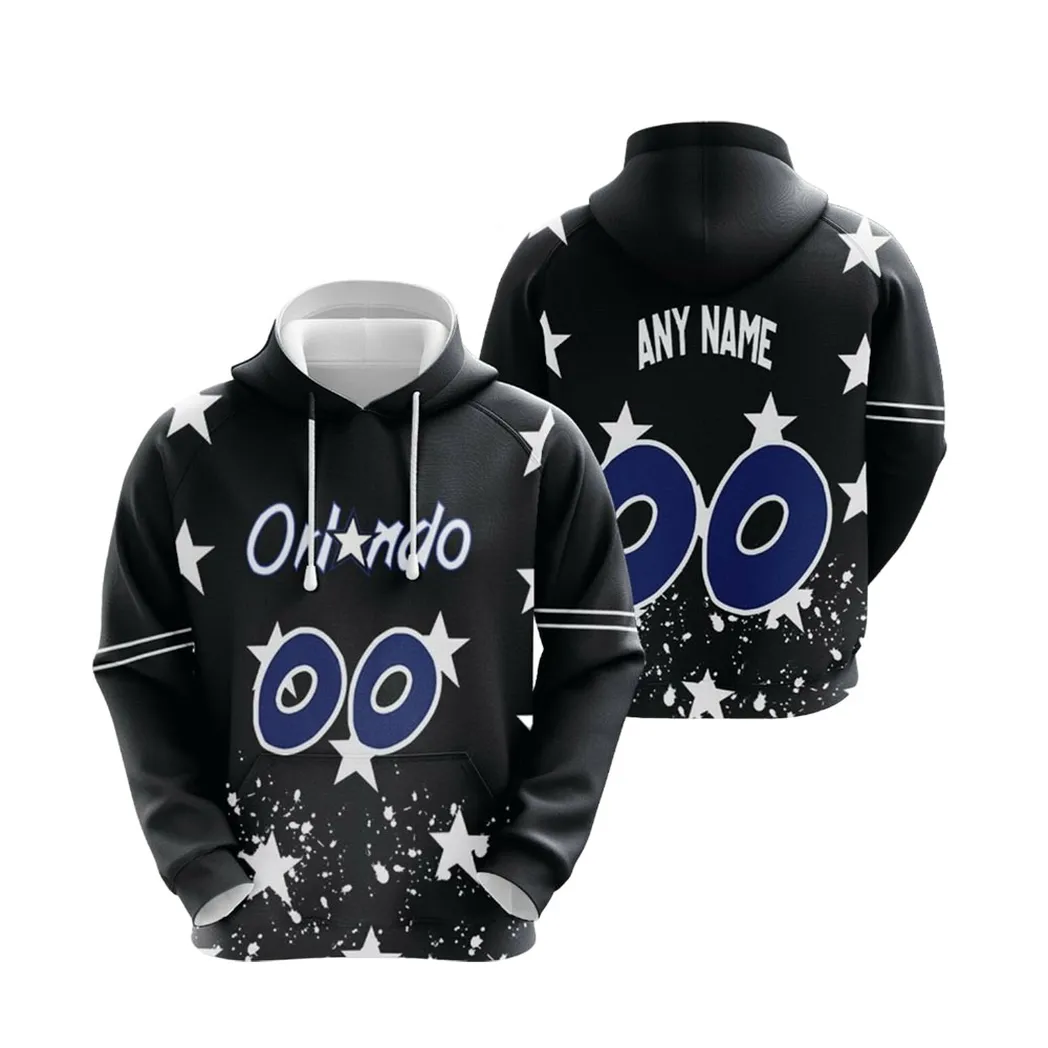 Orlando Magic Nba Basketball Team Logo Classic Black Jersey Style Custom Gift For Orlando Fans Hoodie