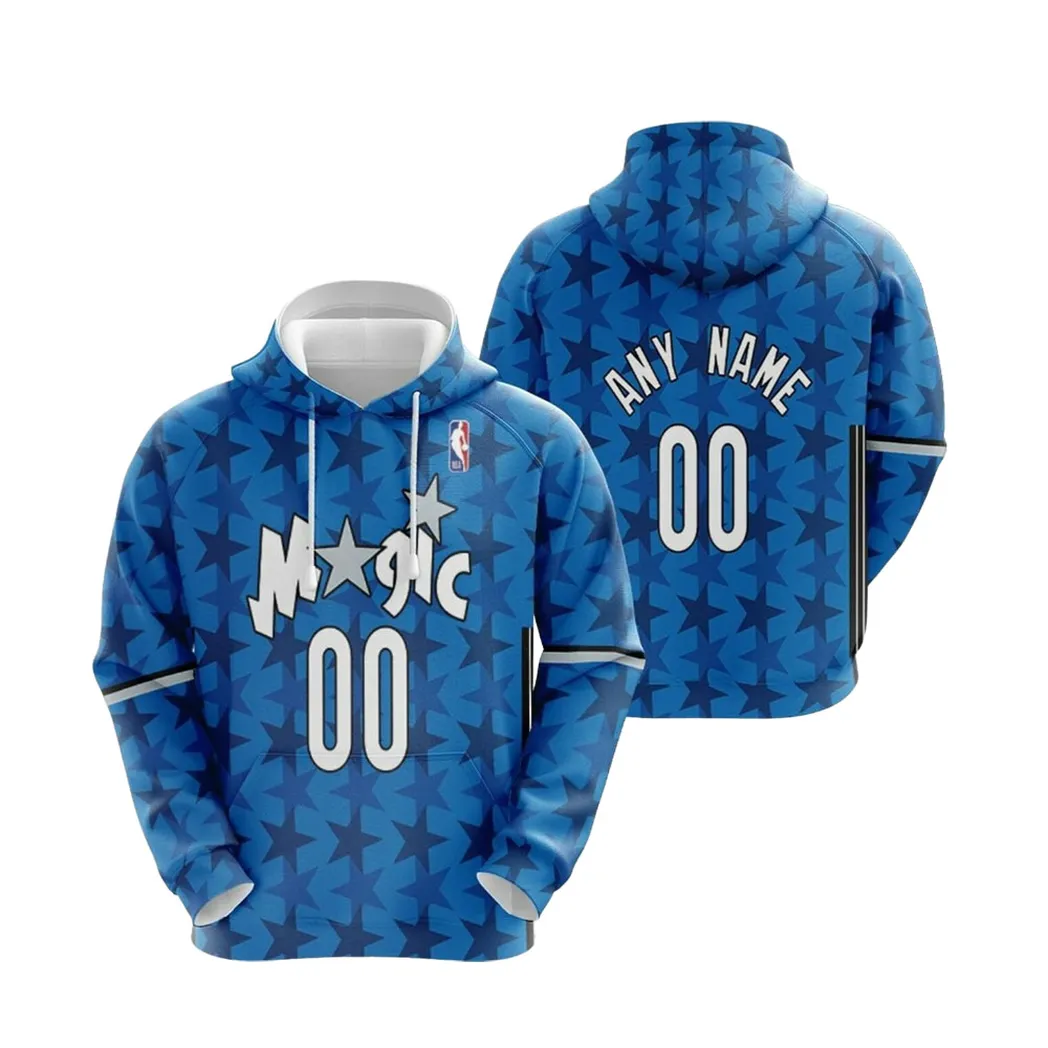 Orlando Magic Nba Hardwood Classics Swingman Blue 2019 Jersey Style Custom Gift For Magic Fans Hoodie