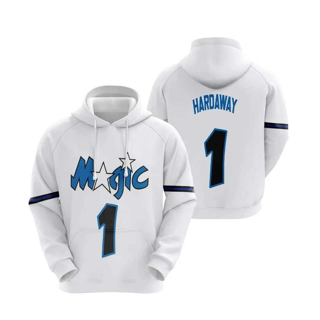 Orlando Magic Penny Hardaway 1 Nba Basketball Team Hardwood Classics Platinum 2019 Jersey Style Gift For Orlando Fans Hoodie