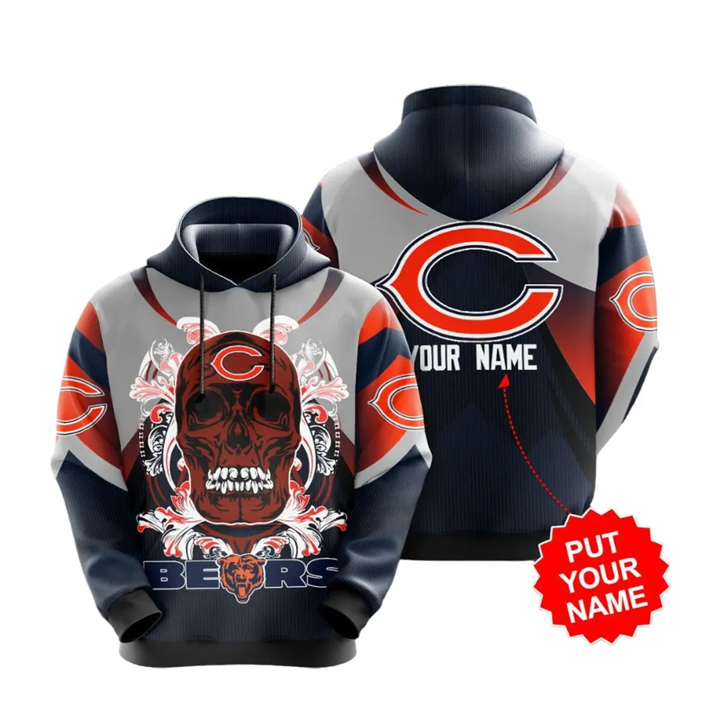 Personalized Chicago Bears No344 Custom Hoodie