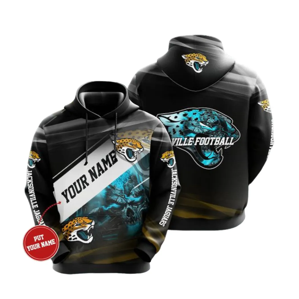 Personalized Jacksonville Jaguars No884 Custom Hoodie