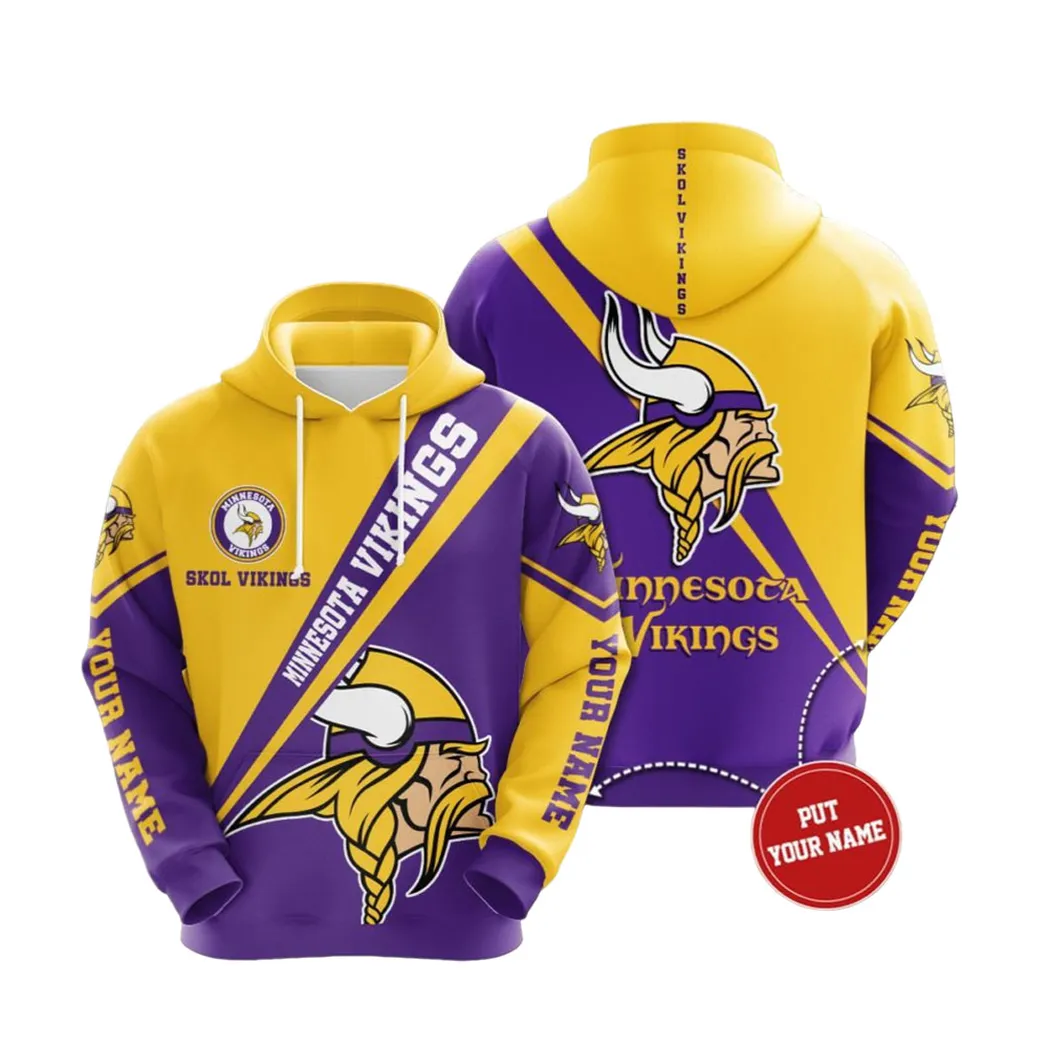 Personalized Minnesota Vikings No1249 Custom Hoodie