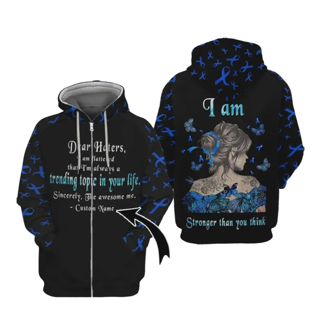 Personalized National Bullying Prevention Awareness Month Hoodie, Zip-up Hoodie