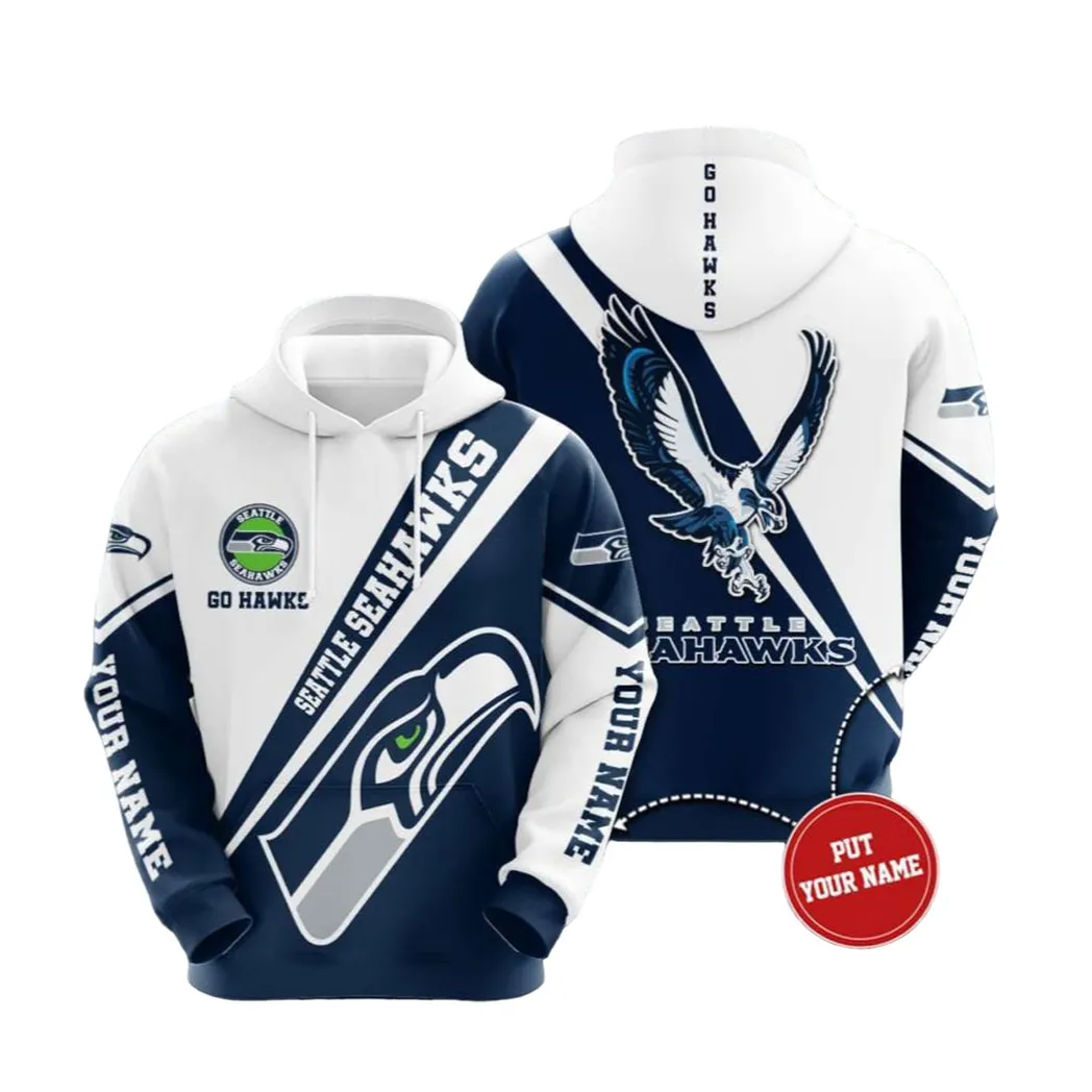 Personalized Seattle Seahawks No1785 Custom Hoodie