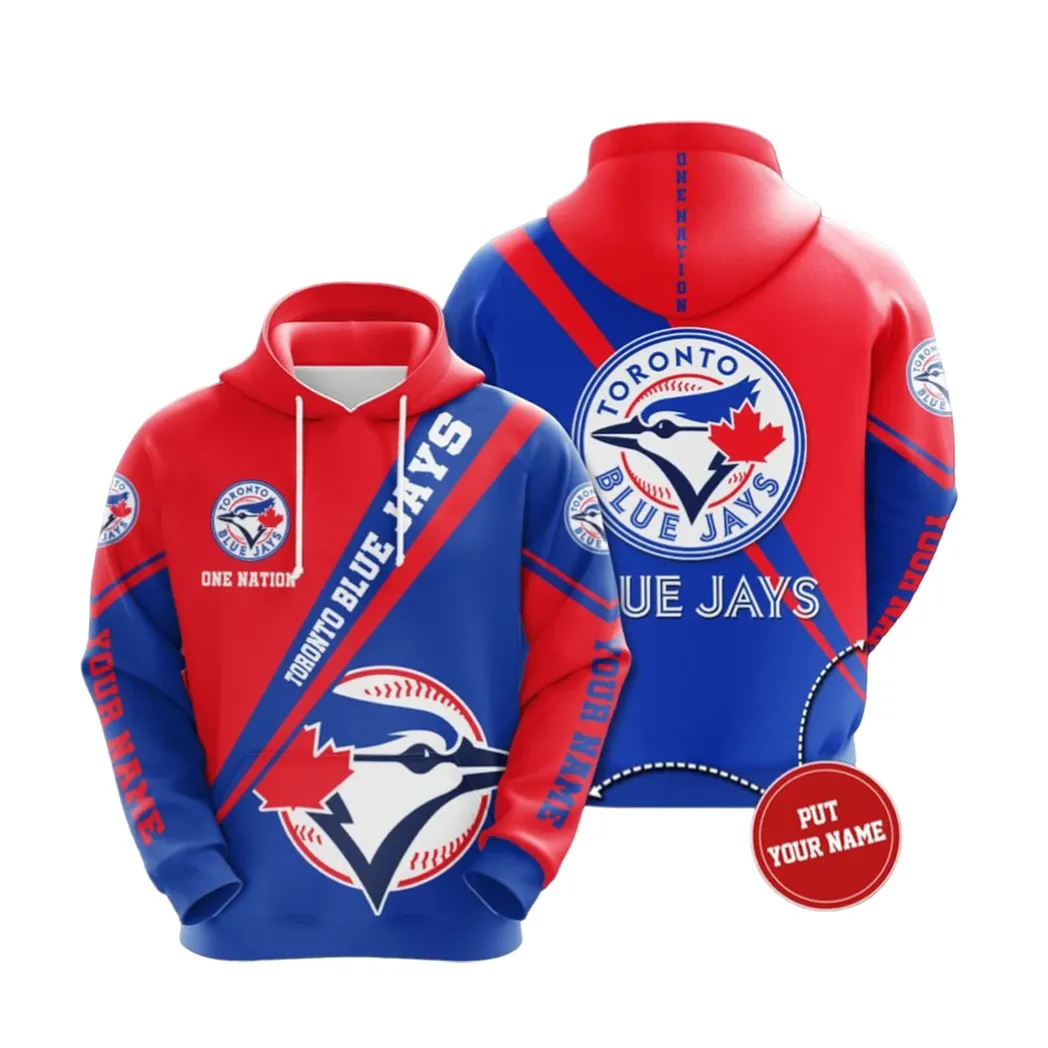 Personalized Toronto Blue Jays No2021 Custom Hoodie