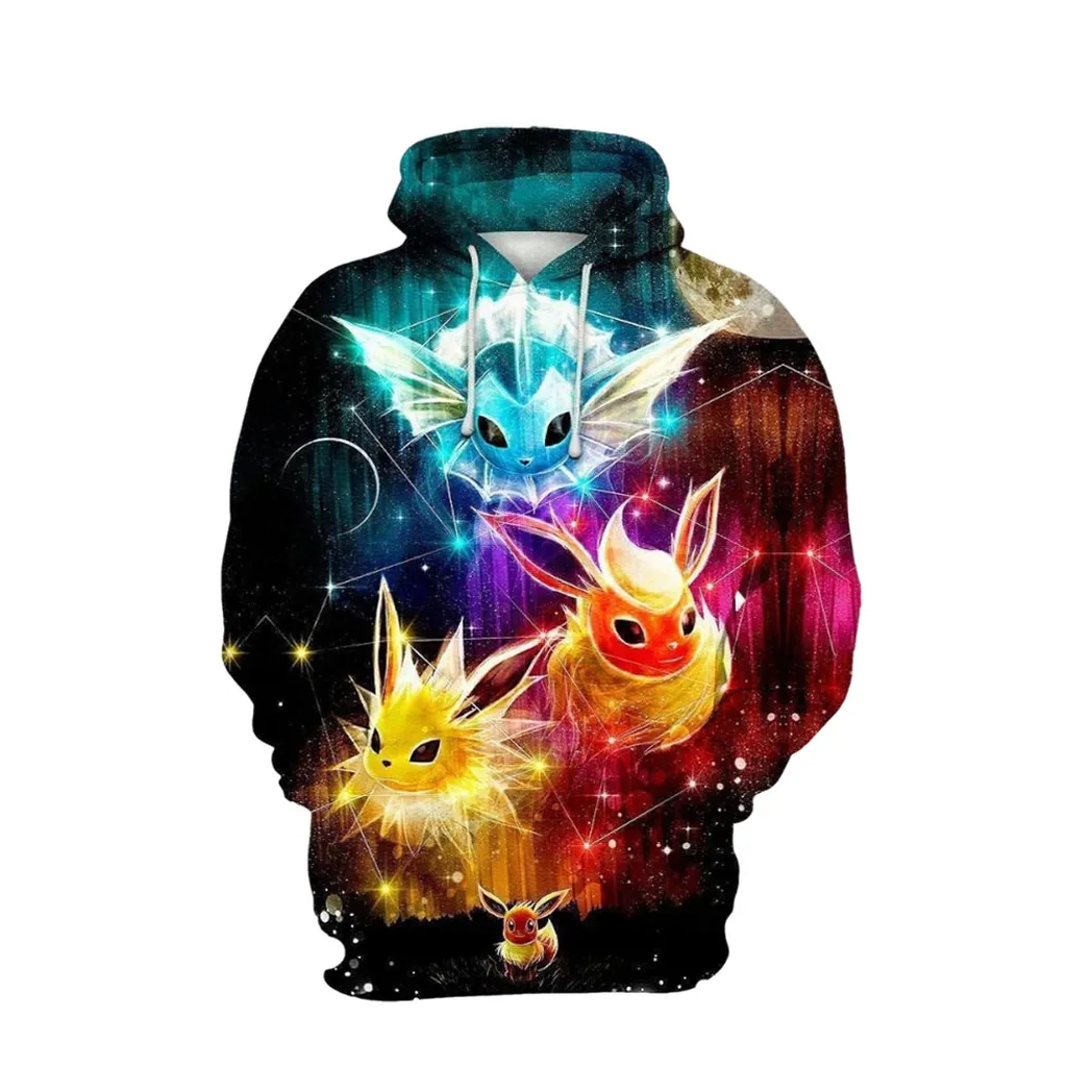 Pokemon Gifts Eevee 25th Anniversary PoKEmon Hoodie