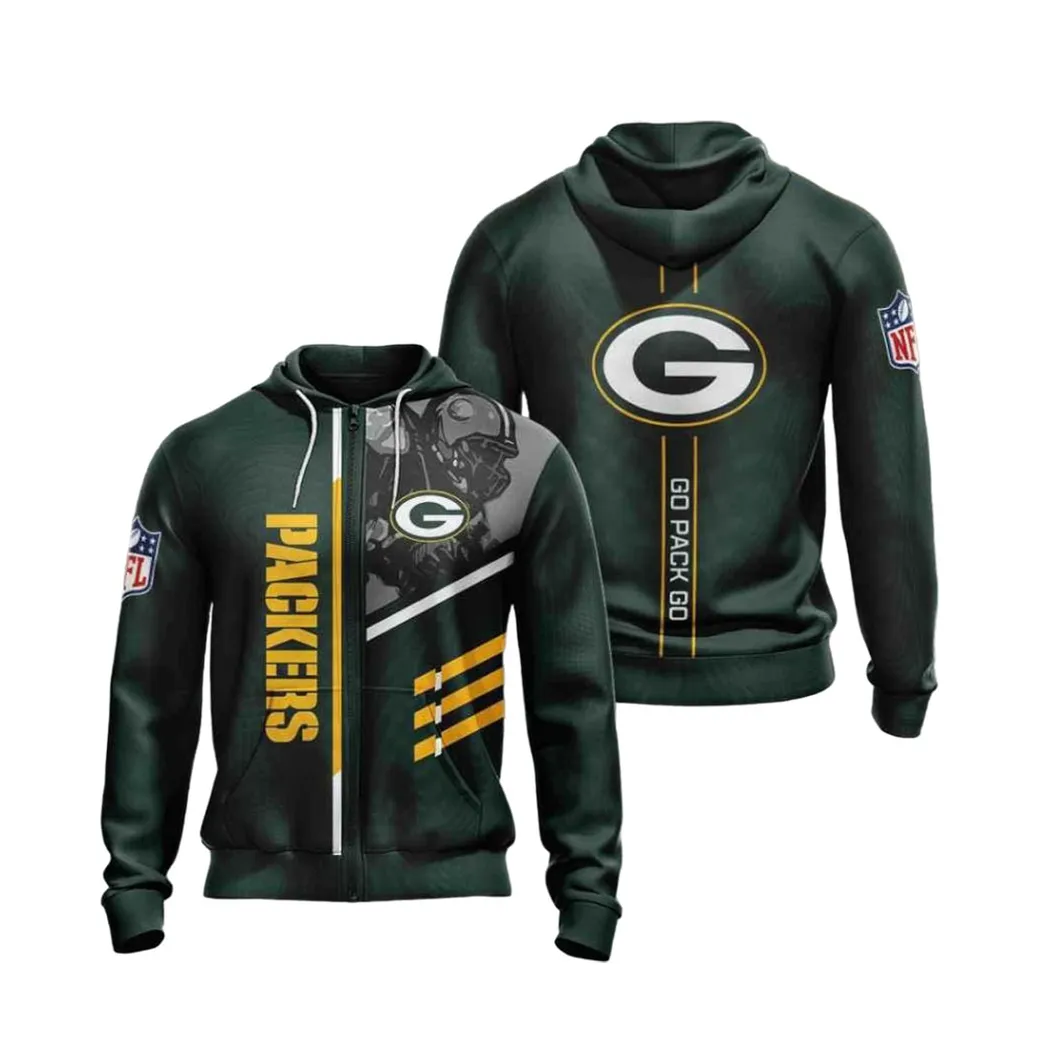 Sports American Football Nfl Green Bay Packers Usa 162 Hoodie Size S to 5XL