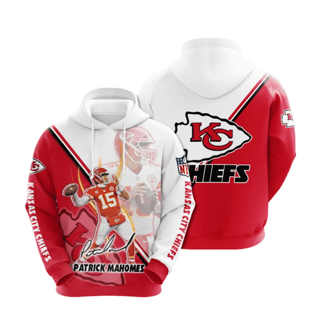 Sports American Football Nfl Kansas City Chiefs Patrick Mahomes Usa  Hoodie 2021