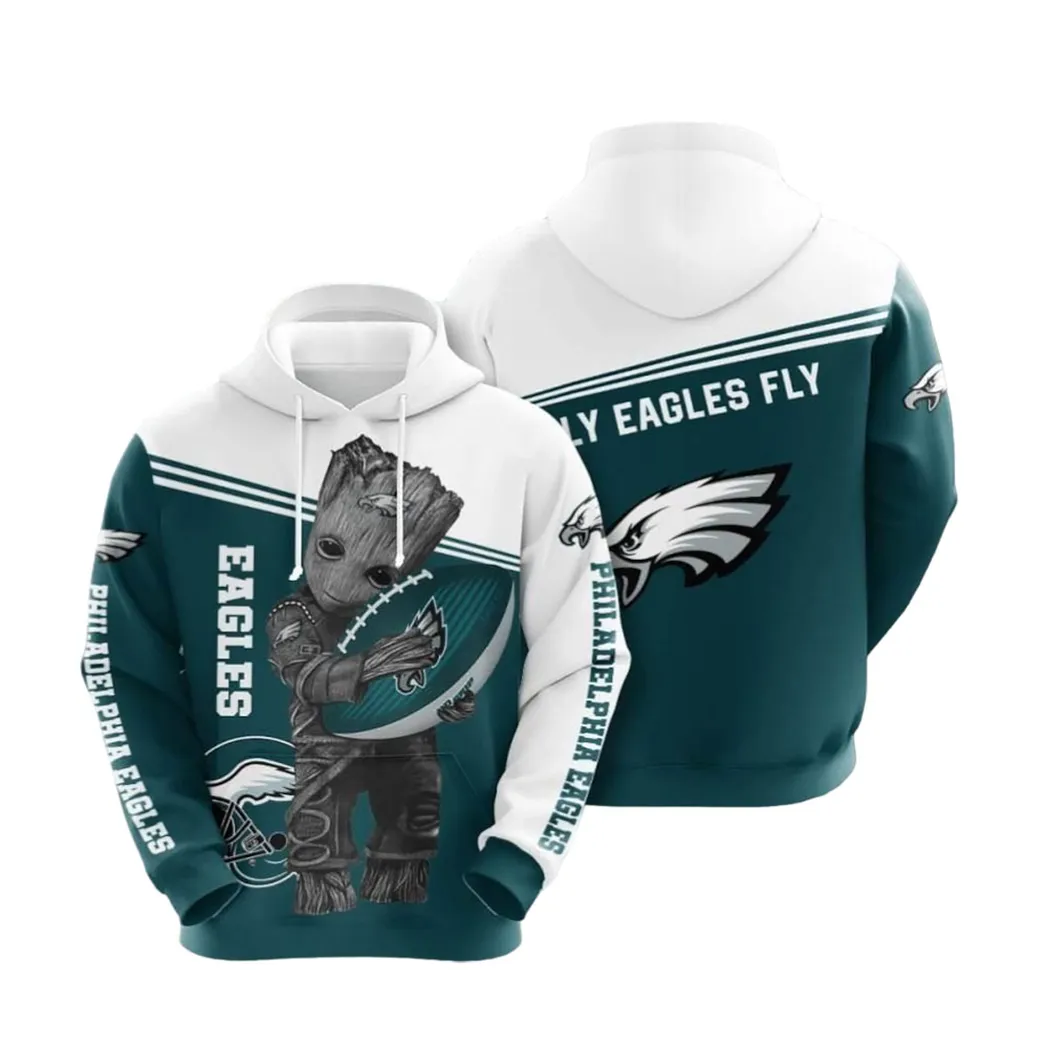 Sports American Football Nfl Philadelphia Eagles Usa 620 Hoodie Size S to 5XL