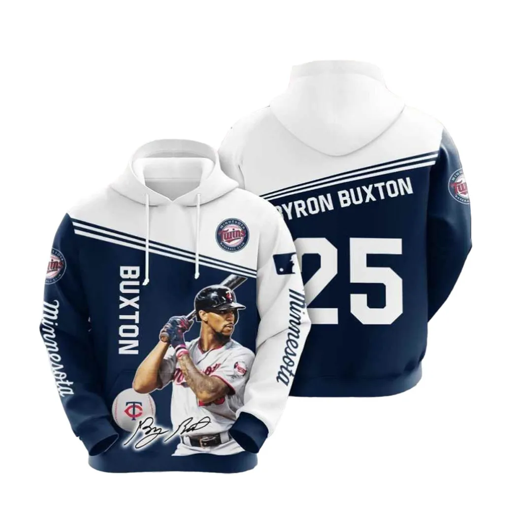 Sports Baseball Mlb Minnesota Twins Byron Buxton Usa 818 Hoodie