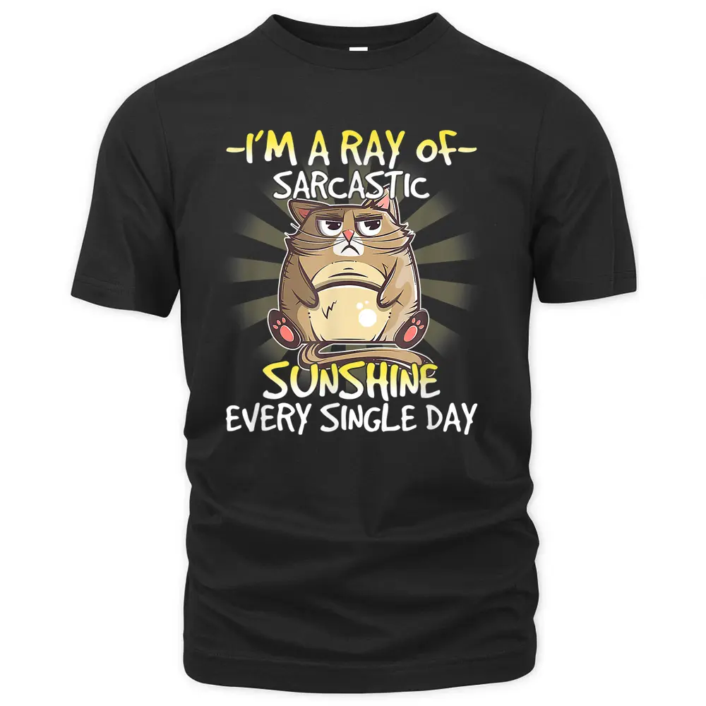 Cat I M A Ray Of Sarcastic Sunshine Every Single Day T-Shirt