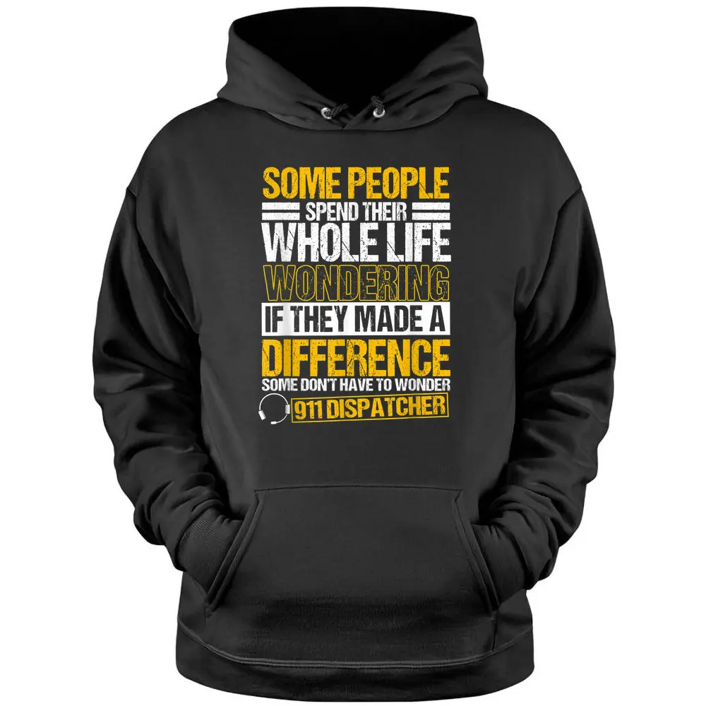 911 Dispatcher Emergency Dispatch Officer Law Enforcement Pullover Hoodie