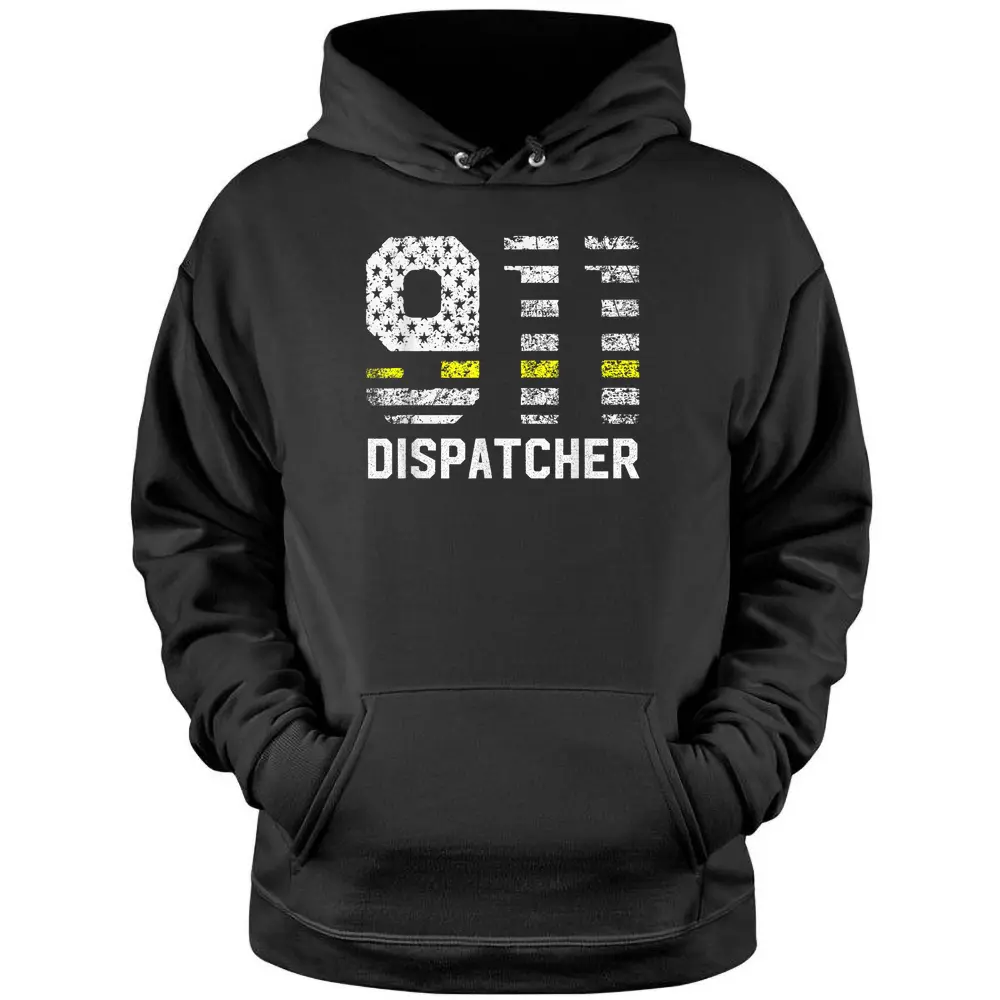 911 Dispatcher - Funny 911 Dispatcher Gifts Dispatch Outfit Pullover Hoodie