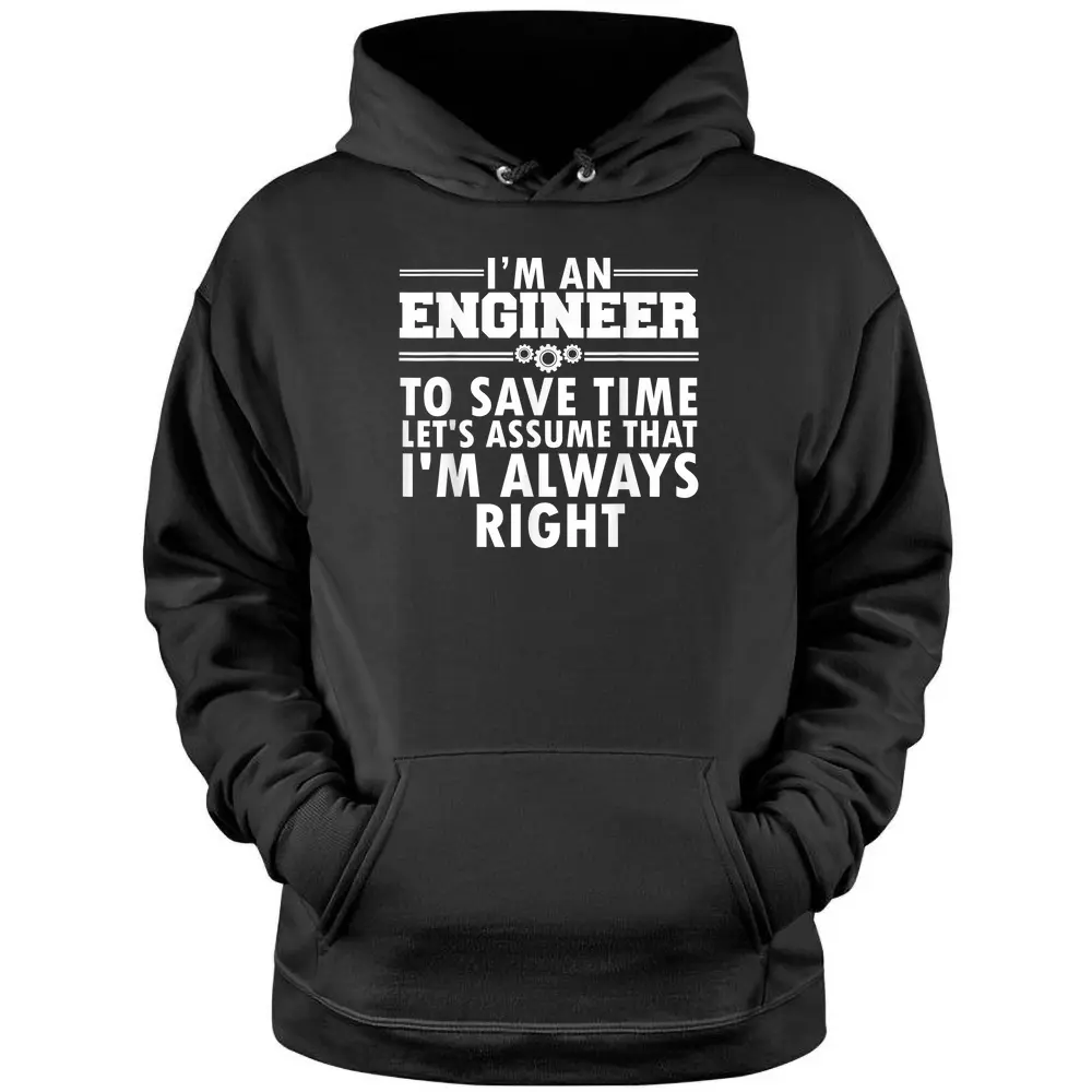 Funny Engineer Art Men Women Professional Engineer Student Pullover Hoodie