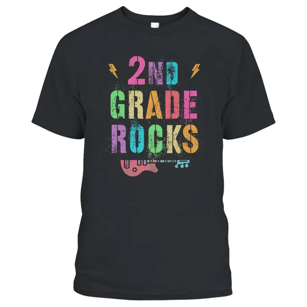 2nd GRADE ROCKS Student Teacher SECOND Grader Rockstar Team  T-Shirt