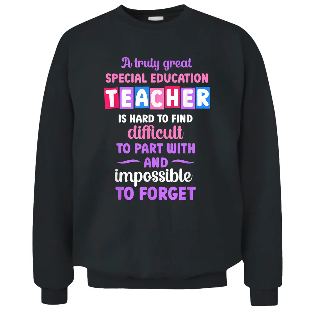 A Truly Great Special Education Teacher Pullover Sweatshirt