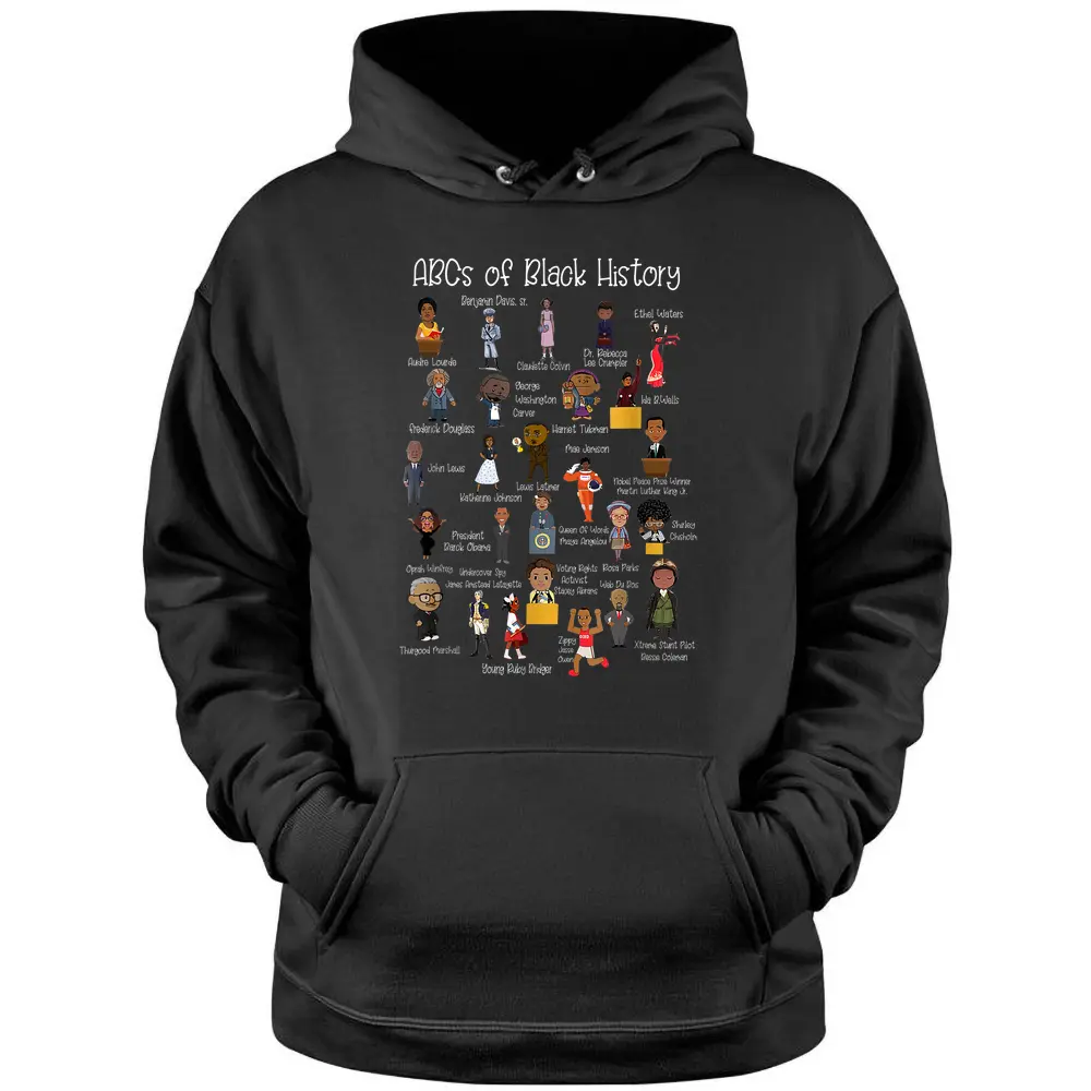 ABCs Of Black History Month Pride Teacher Pullover Hoodie