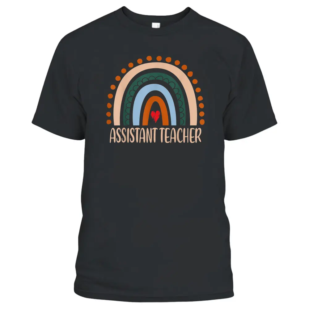 Assistant Teacher Rainbow Appreciation Day Back To School T-Shirt