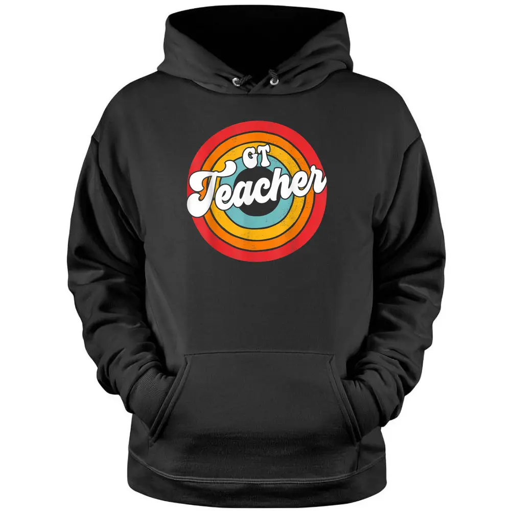 Back To School 80's Teacher Squad Retro Vintage GT Teacher Pullover Hoodie