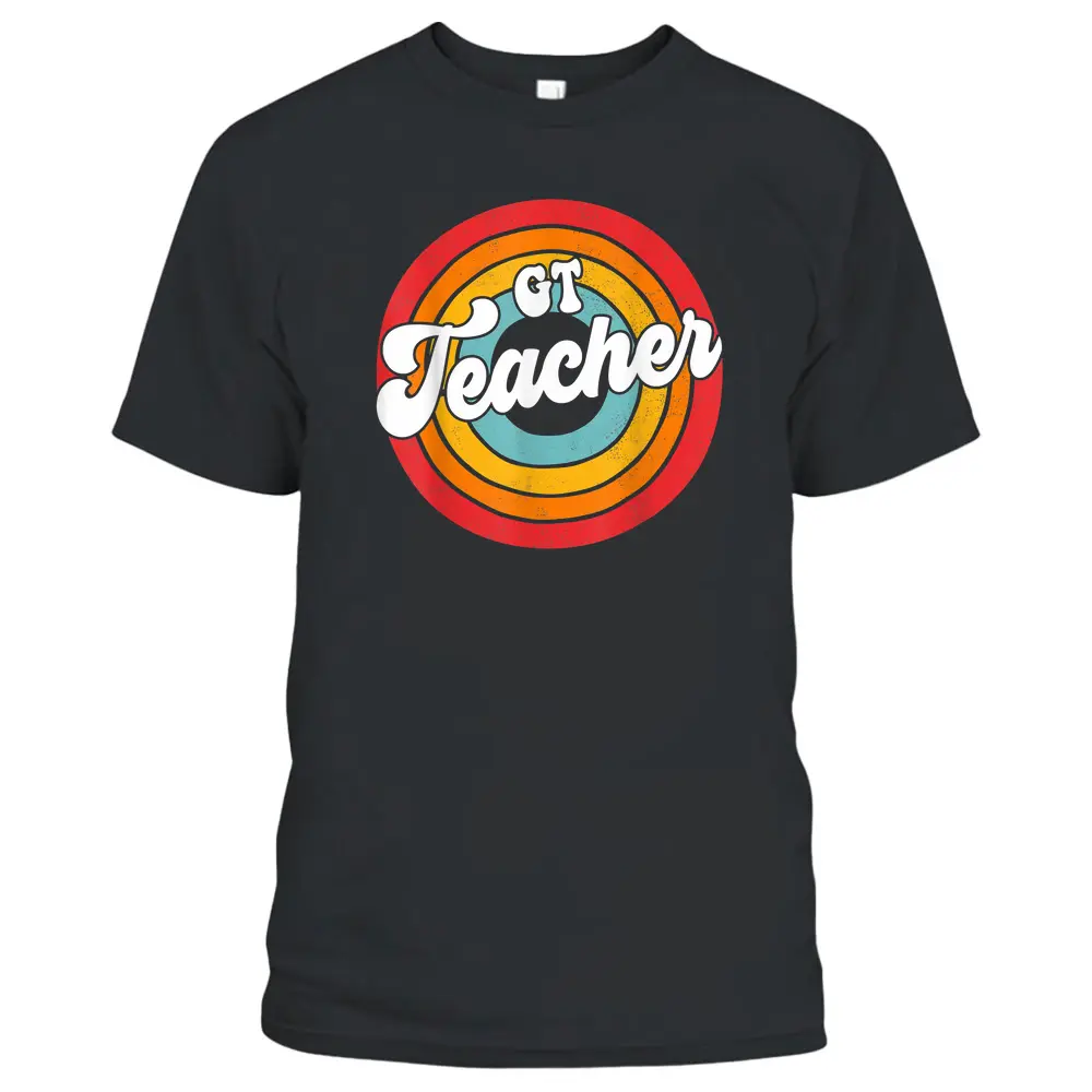 Back To School 80's Teacher Squad Retro Vintage GT Teacher T-Shirt