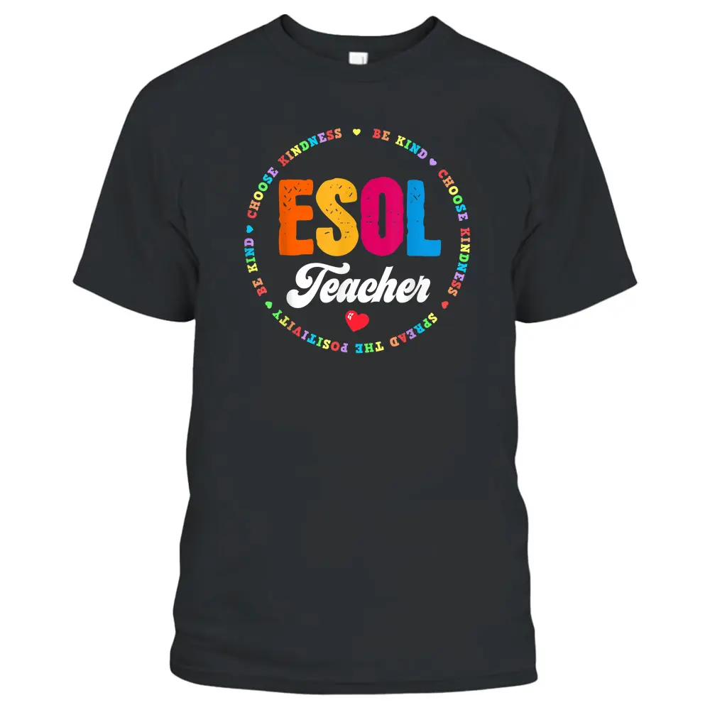 Back To School Teachers Students - Cute ESOL Squad Teacher T-Shirt